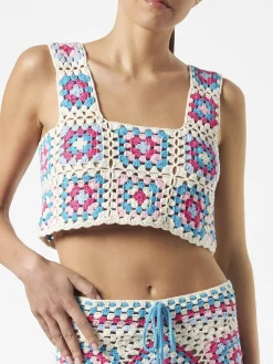 Handgefertigtes Häkeltop für Damen
