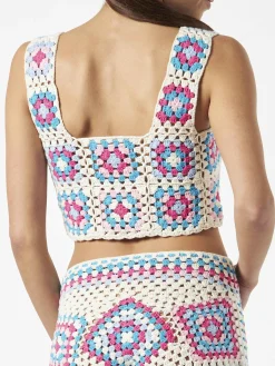 Handgefertigtes Häkeltop für Damen