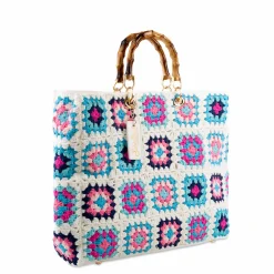 Handgemachte Kacheln Häkeltasche Victoria