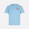 Hellblaues Baumwoll-T-Shirt für Jungen mit Skater Bart | DIE SIMPSONS-SONDERAUSGABE