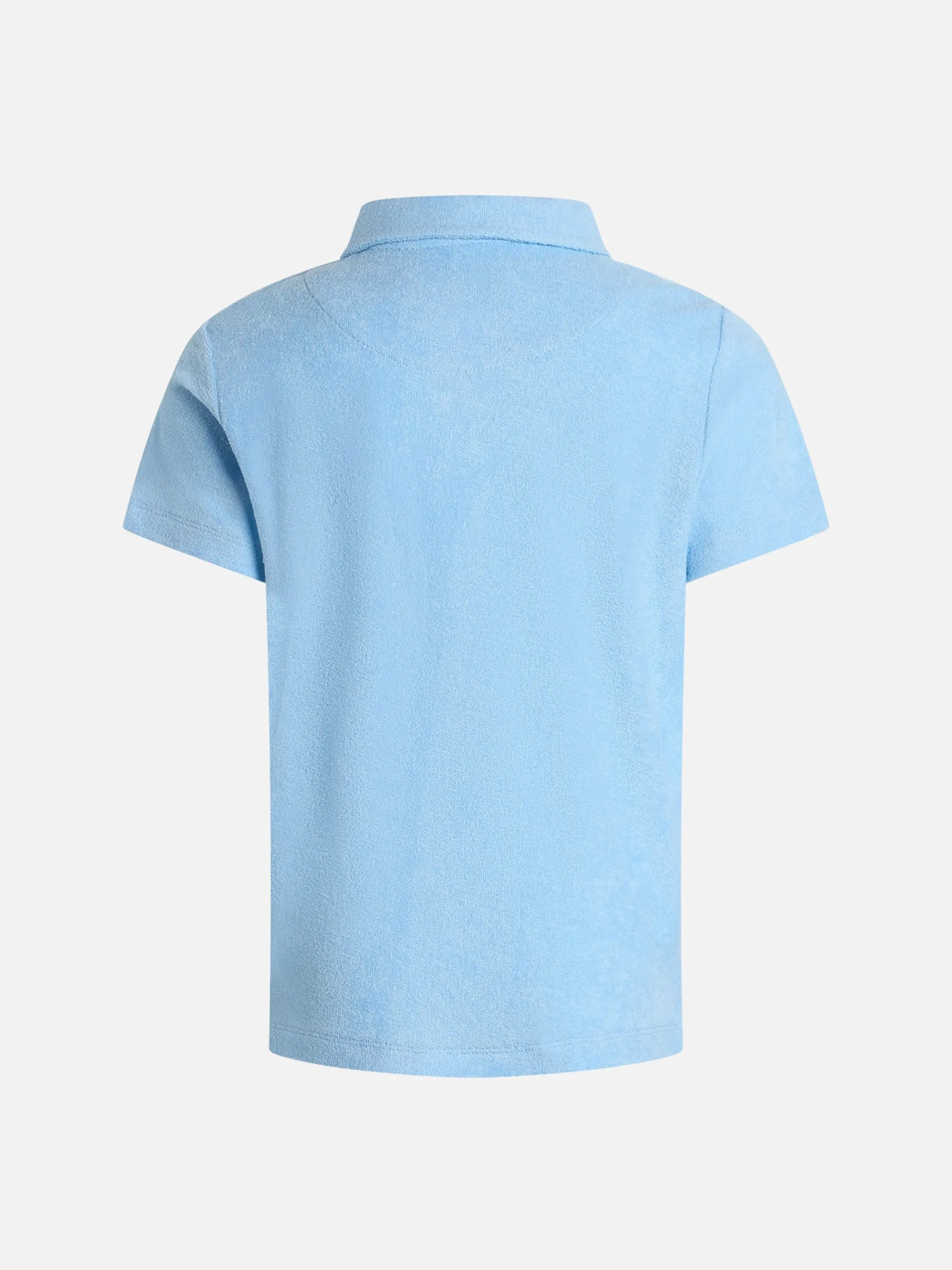 Hellblaues Frottee-Poloshirt für Jungen Jeremy Jr