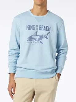 Hellblaues Sweatshirt King of the Beach