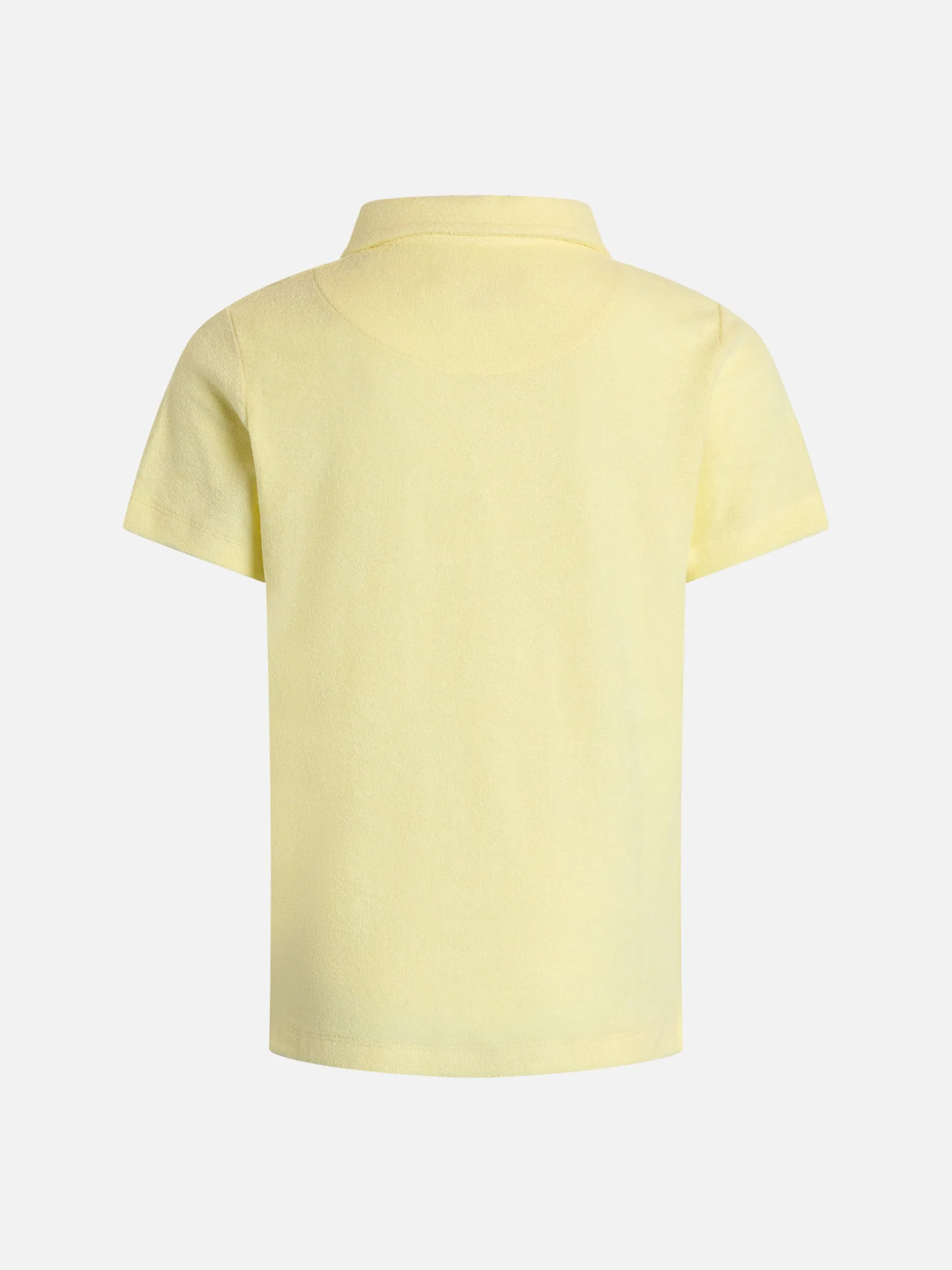 Hellgelbes Frottee-Poloshirt für Jungen Jeremy Jr