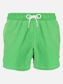 Hellgrüne Delavè-Badeshorts für Herren