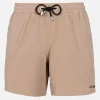 Herren beige Comfort-Badeshorts