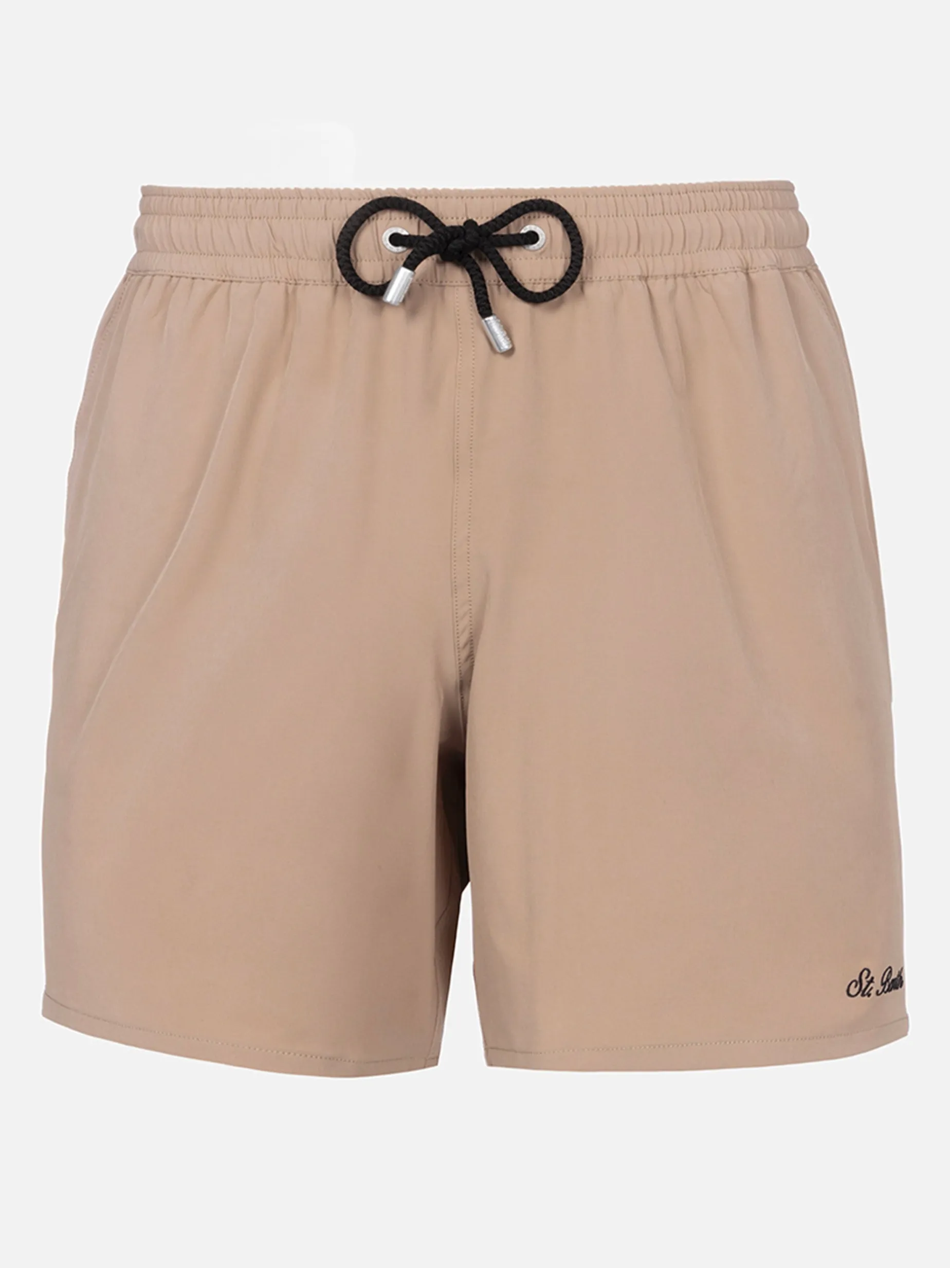Herren beige Comfort-Badeshorts