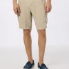 Herren beige Leinen-Bermudashorts Rodi