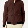Herren braune Thermojacke