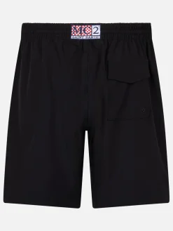 Herren schwarze Comfort Surf Badeshorts
