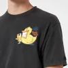 Herren Vintage-Baumwoll-T-Shirt Jack mit Ducky Cryptopuppets-Aufdruck | CRYPTOPUPPET-SONDERAUSGABE