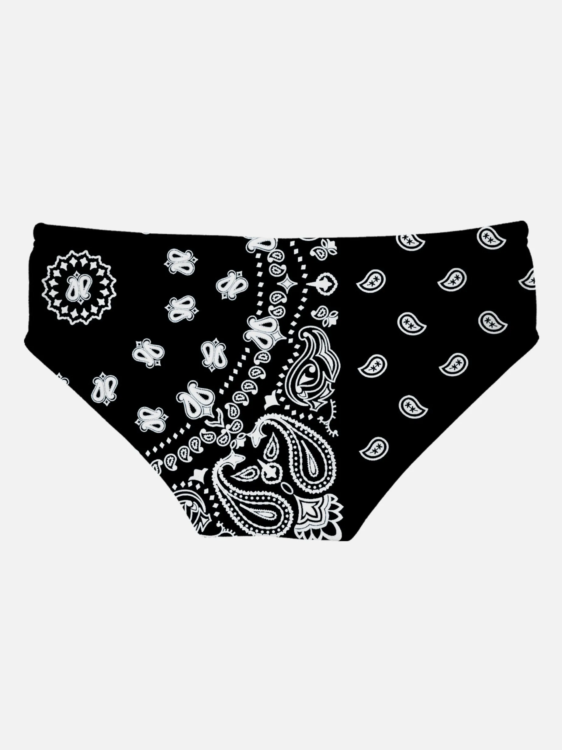 Herren-Badehose mit Foulard-Print