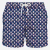 Herren-Badeshorts aus leichtem Stoff mit Popcorn-Aufdruck