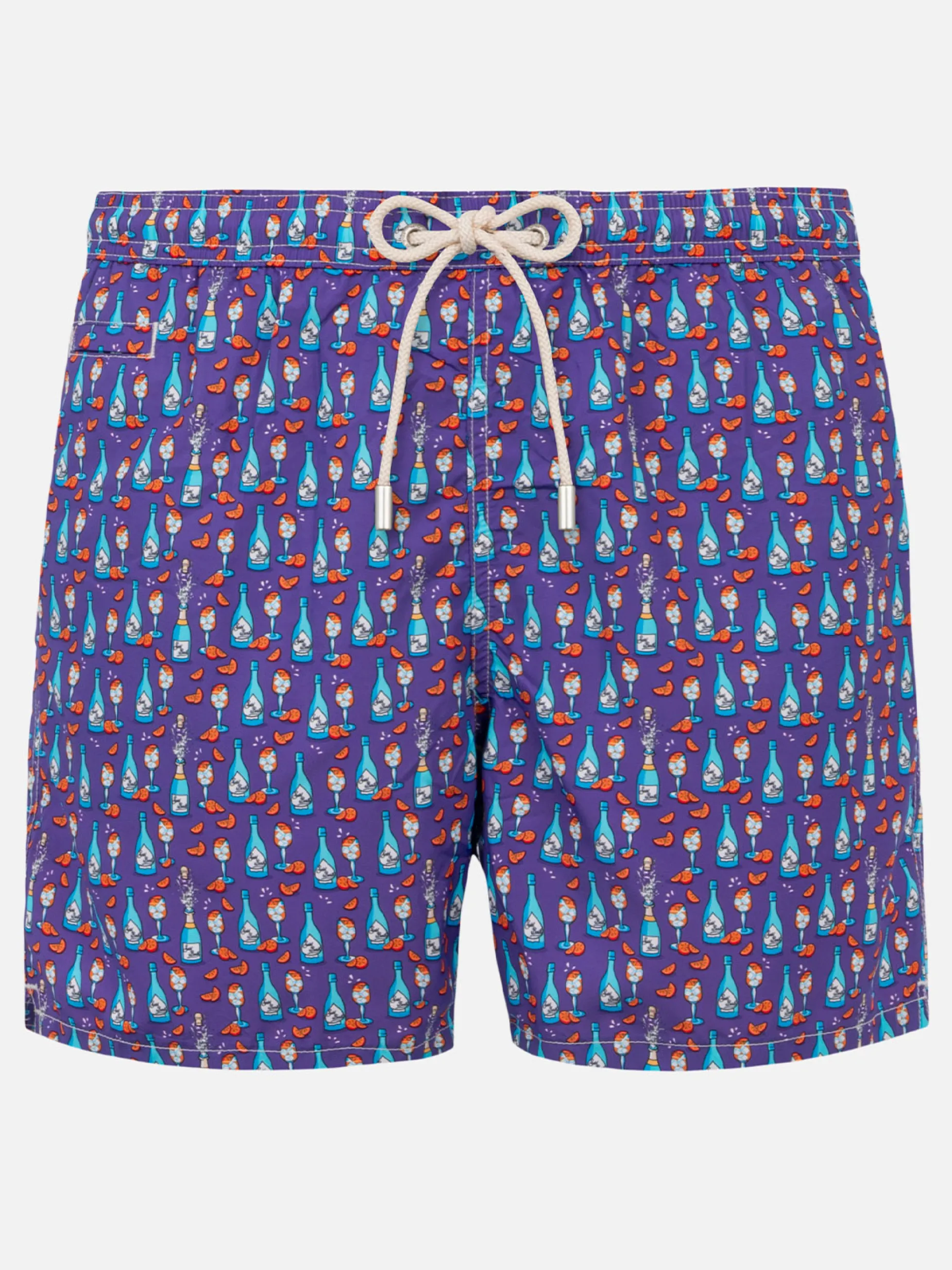 Herren-Badeshorts aus leichtem Stoff mit Aperol Spritz-Aufdruck | APEROL SONDEREDITION