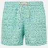 Herren-Badeshorts aus leichtem Stoff mit Mojito-Print