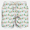 Herren-Badeshorts aus leichtem Stoff mit Gin-Print | PORTOFINO DRY GIN SONDEREDITION
