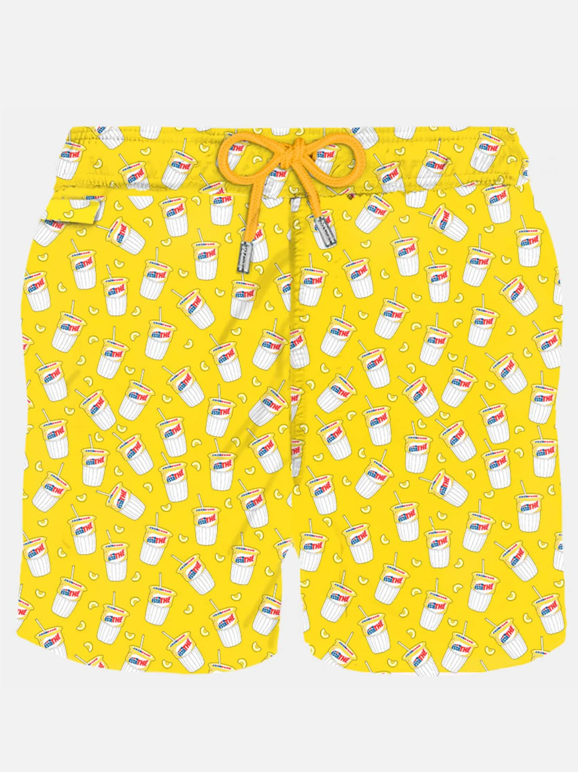 Herren-Badeshorts aus leichtem Stoff mit Estathé-Print | ESTATHE'® SONDEREDITION