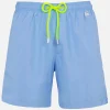 Herren-Badeshorts aus leichtem Stoff in Himmelblau Lighting Pantone | PANTONE-SONDERAUSGABE