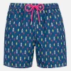 Herren-Badeshorts aus leichtem Stoff Lighting Micro Fantasy mit Cocktail-Print