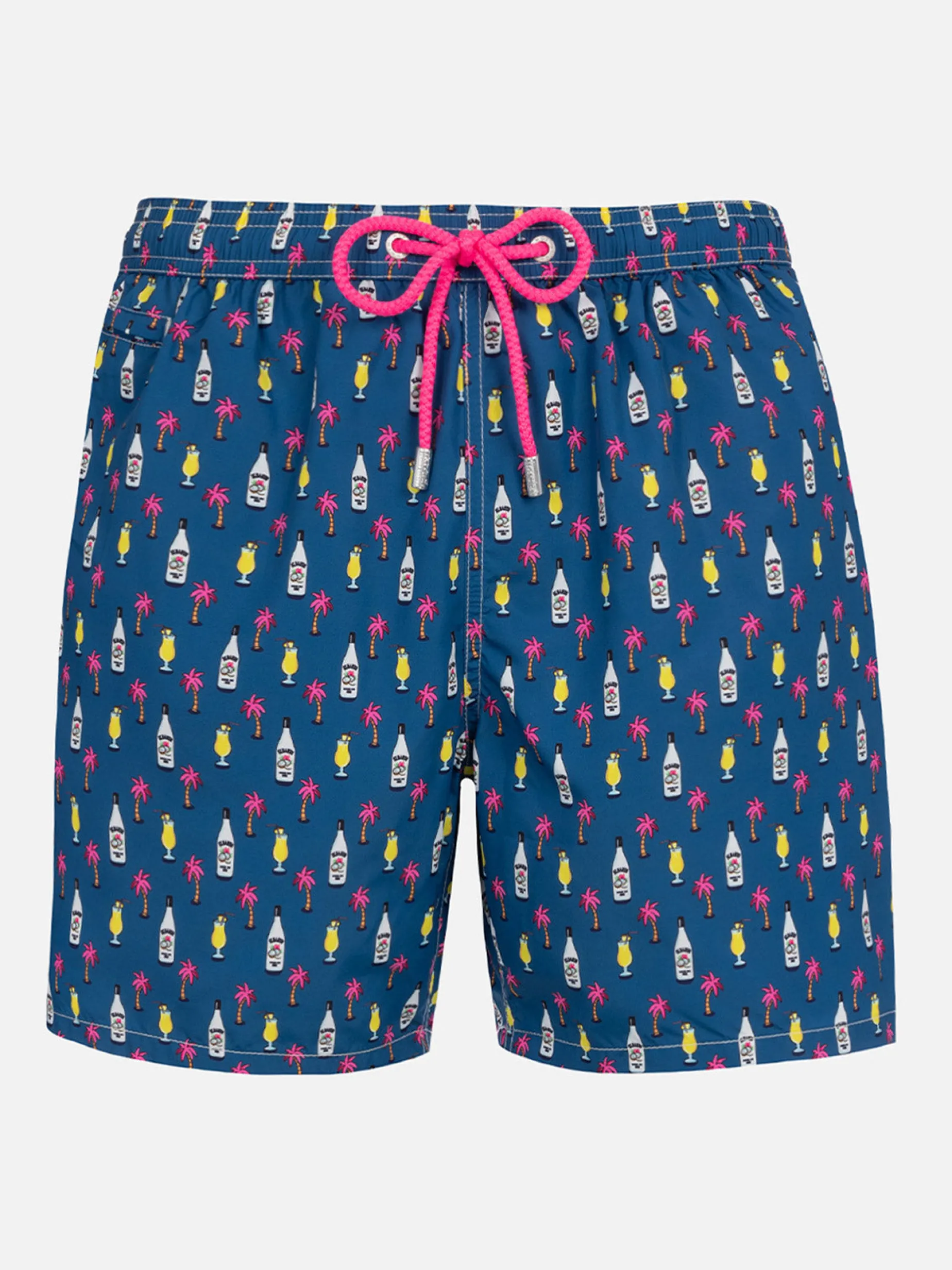 Herren-Badeshorts aus leichtem Stoff Lighting Micro Fantasy mit Cocktail-Print