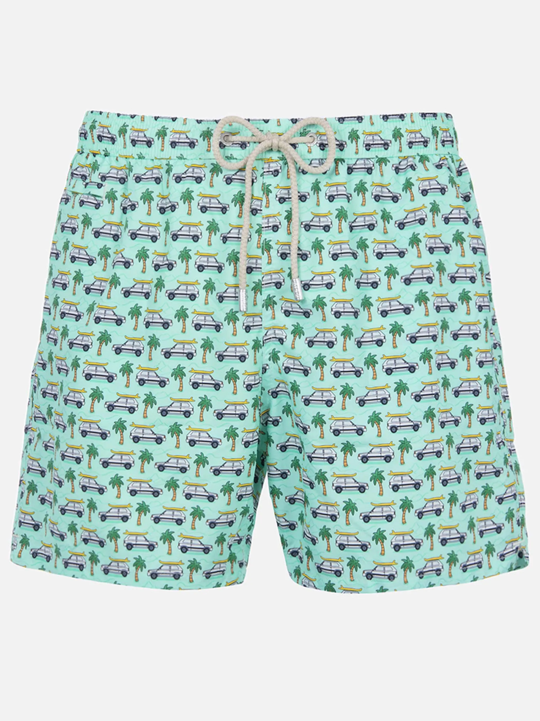 Herren-Badeshorts aus leichtem Stoff Lighting Micro Fantasy mit Panda-Aufdruck | PANDA-SONDERAUSGABE