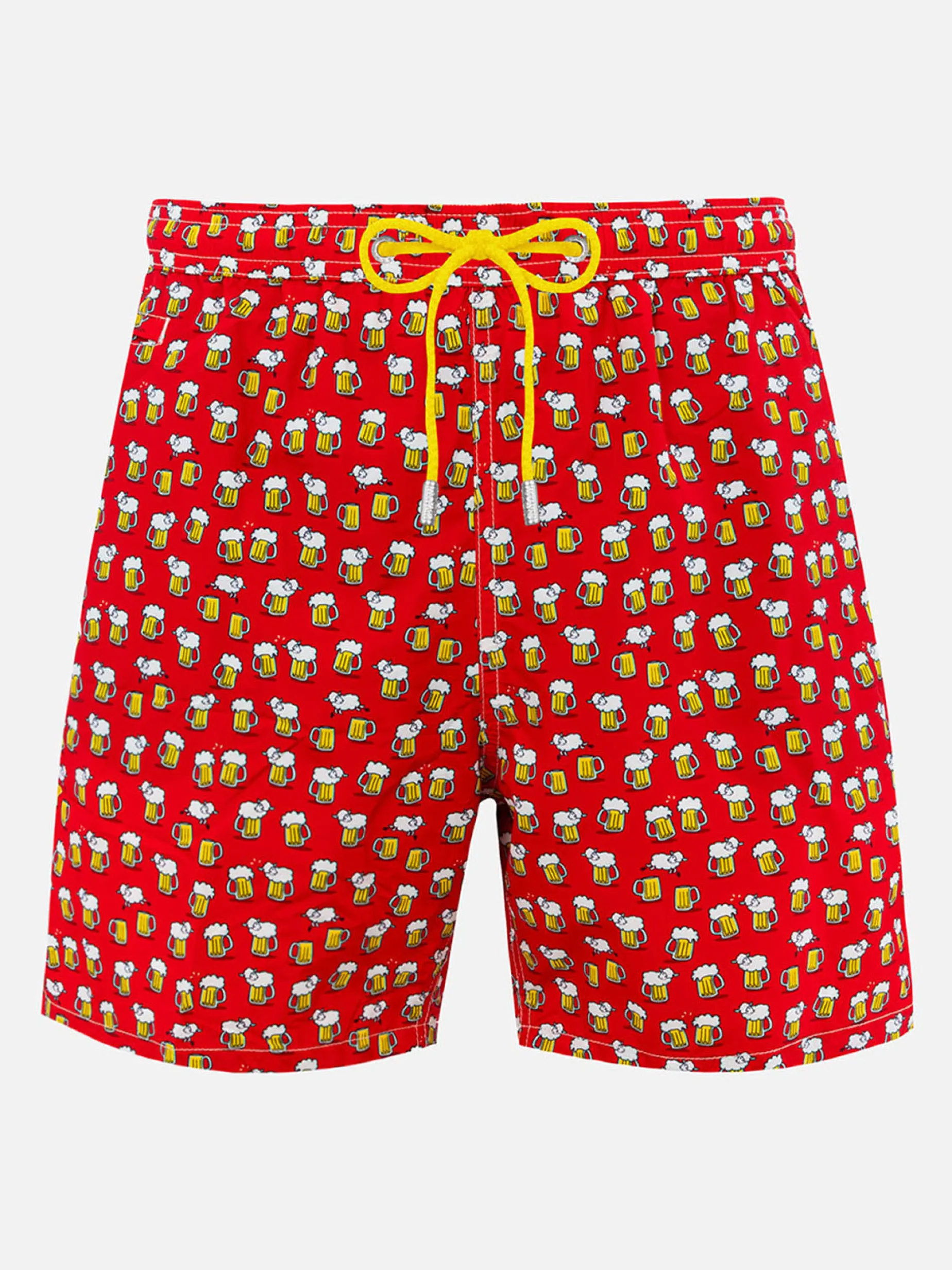 Herren-Badeshorts aus leichtem Stoff Lighting Micro Fantasy mit Bierdruck