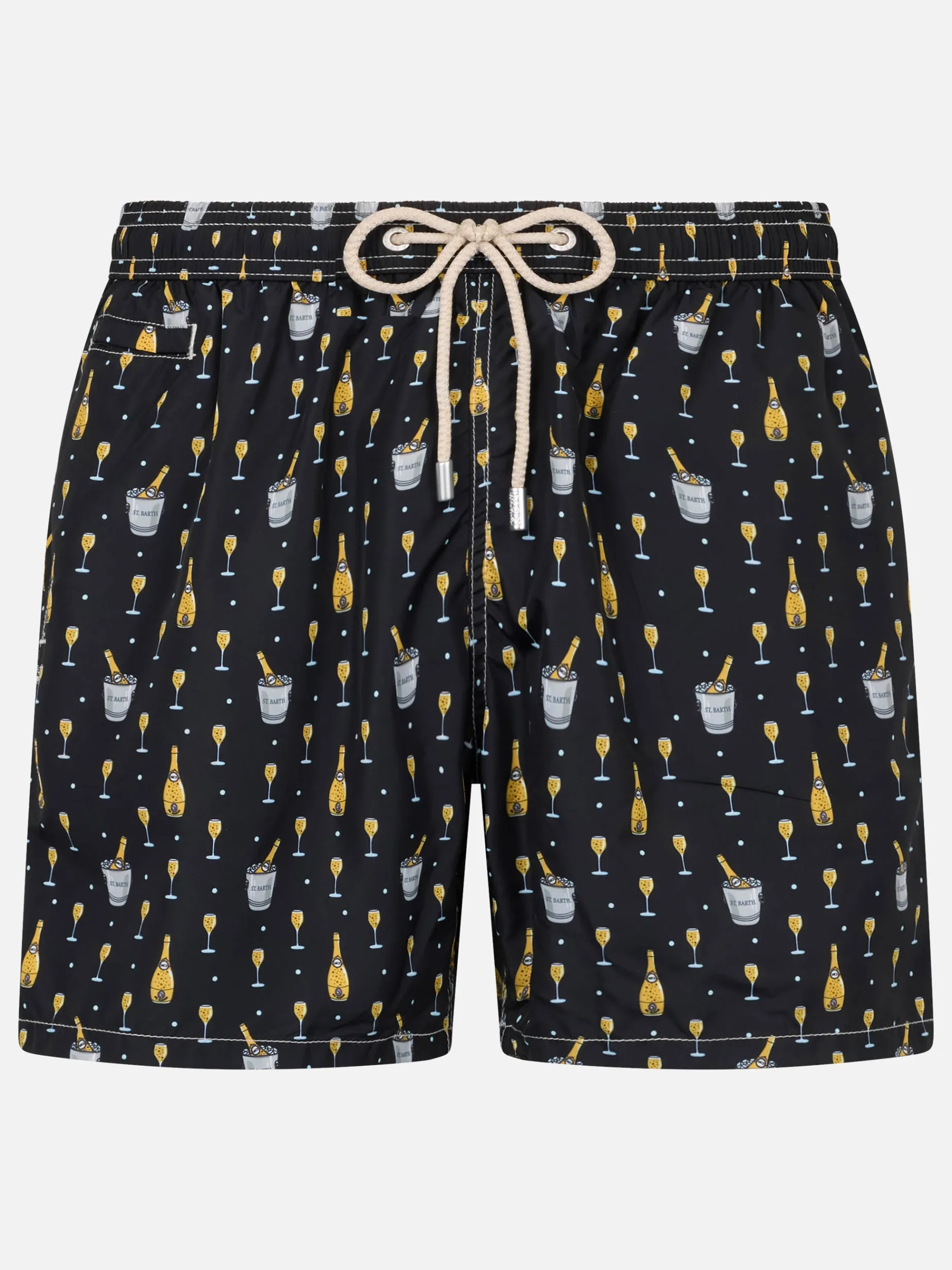 Herren-Badeshorts aus leichtem Stoff Lighting Micro Fantasy mit Bollicine-Aufdruck