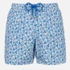 Herren-Badeshorts aus leichtem Stoff Lighting Micro Fantasy mit Hummer-Print
