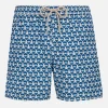 Herren-Badeshorts aus leichtem Stoff Lighting Micro Fantasy mit Krabbenprint