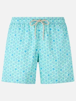 Herren-Badeshorts aus leichtem Stoff Lighting Micro Fantasy mit Seestern-Aufdruck