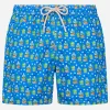 Herren-Badeshorts aus leichtem Stoff Lighting Micro Fantasy mit Paloma Portofino Gin-Aufdruck | PORTOFINO DRY GIN SONDEREDITION