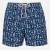Herren-Badeshorts aus leichtem Stoff Lighting Micro Fantasy mit Gin Mare-Aufdruck | GIN MARE SONDEREDITION