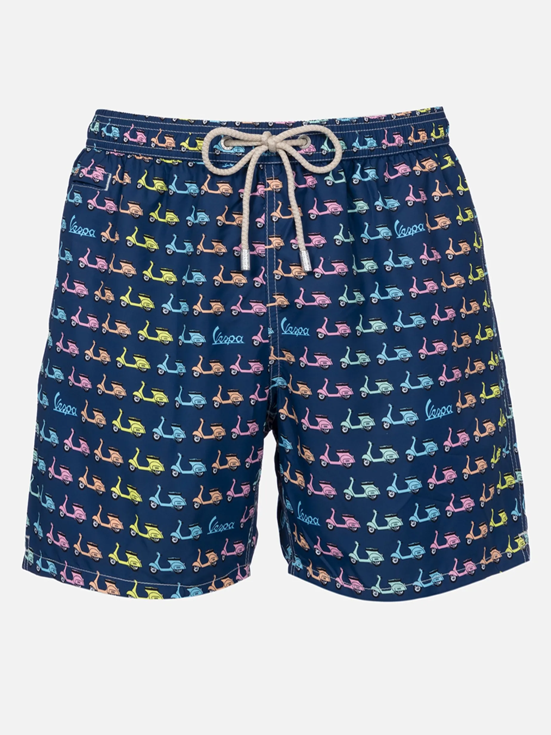 Herren-Badeshorts aus leichtem Stoff Lighting Micro Fantasy mit Vespa-Aufdruck | VESPA-SONDEREDITION