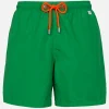Herren-Badeshorts aus leichtem Stoff in Grasgrün Lighting Pantone | PANTONE-SONDERAUSGABE