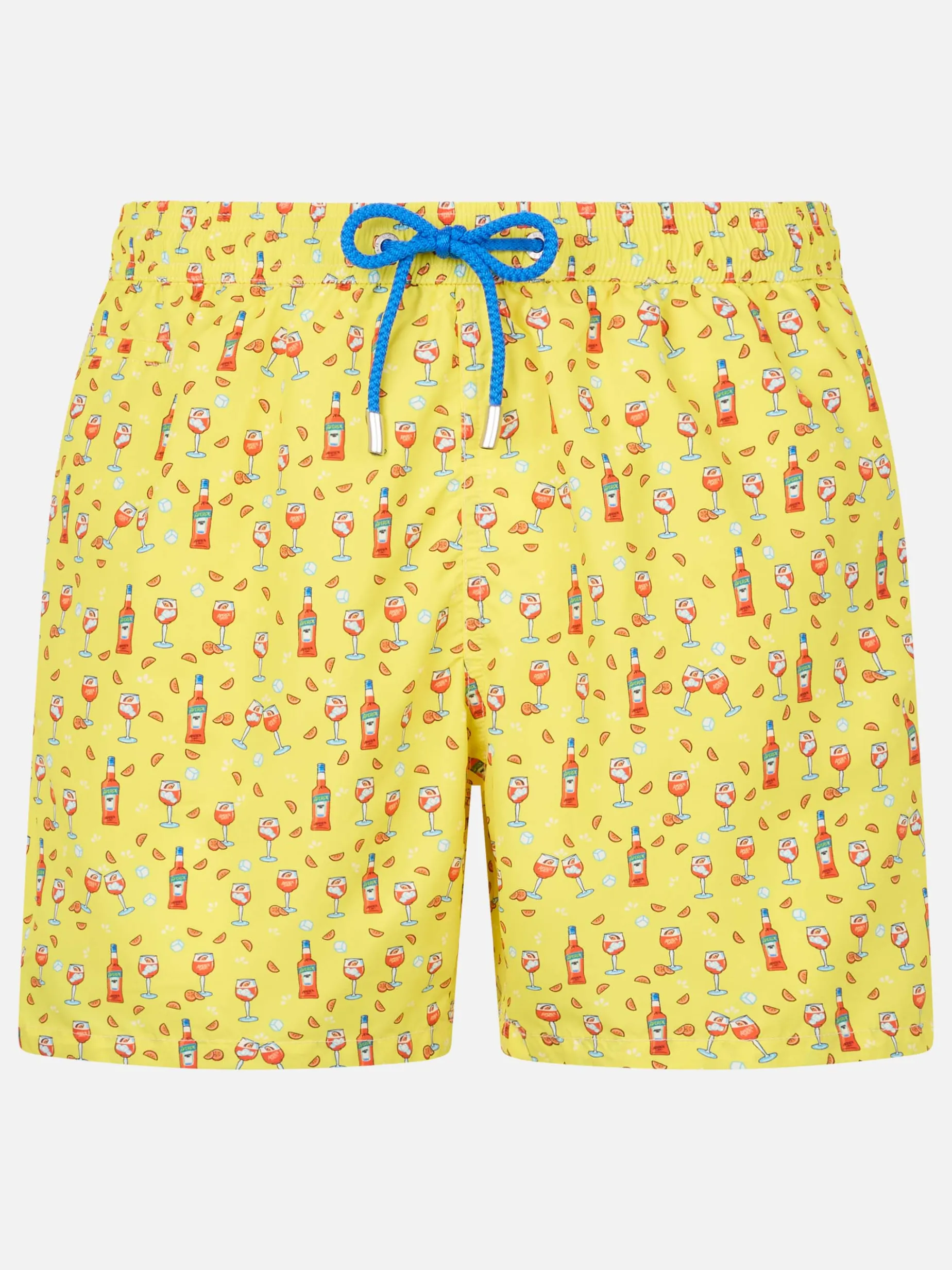 Herren-Badeshorts aus leichtem Stoff Lighting Micro Fantasy mit Aperol Spritz-Aufdruck | APEROL SONDEREDITION
