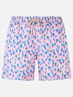 Herren-Badeshorts aus leichtem Stoff Lighting Micro Fantasy mit Quallen-Print