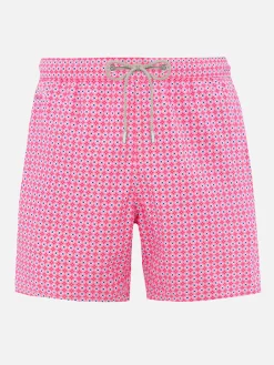 Herren-Badeshorts aus leichtem Stoff Lighting Micro Fantasy mit Krawatten-Print