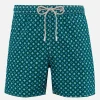Herren-Badeshorts aus leichtem Stoff Lighting Micro Fantasy mit Krawatten-Print