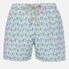 Herren-Badeshorts aus leichtem Stoff Lighting Micro Fantasy mit Gin-Tonic-Aufdruck