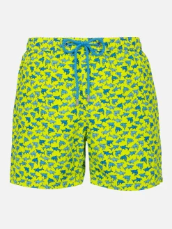 Herren-Badeshorts aus leichtem Stoff Lighting Micro Fantasy mit Hai-Aufdruck