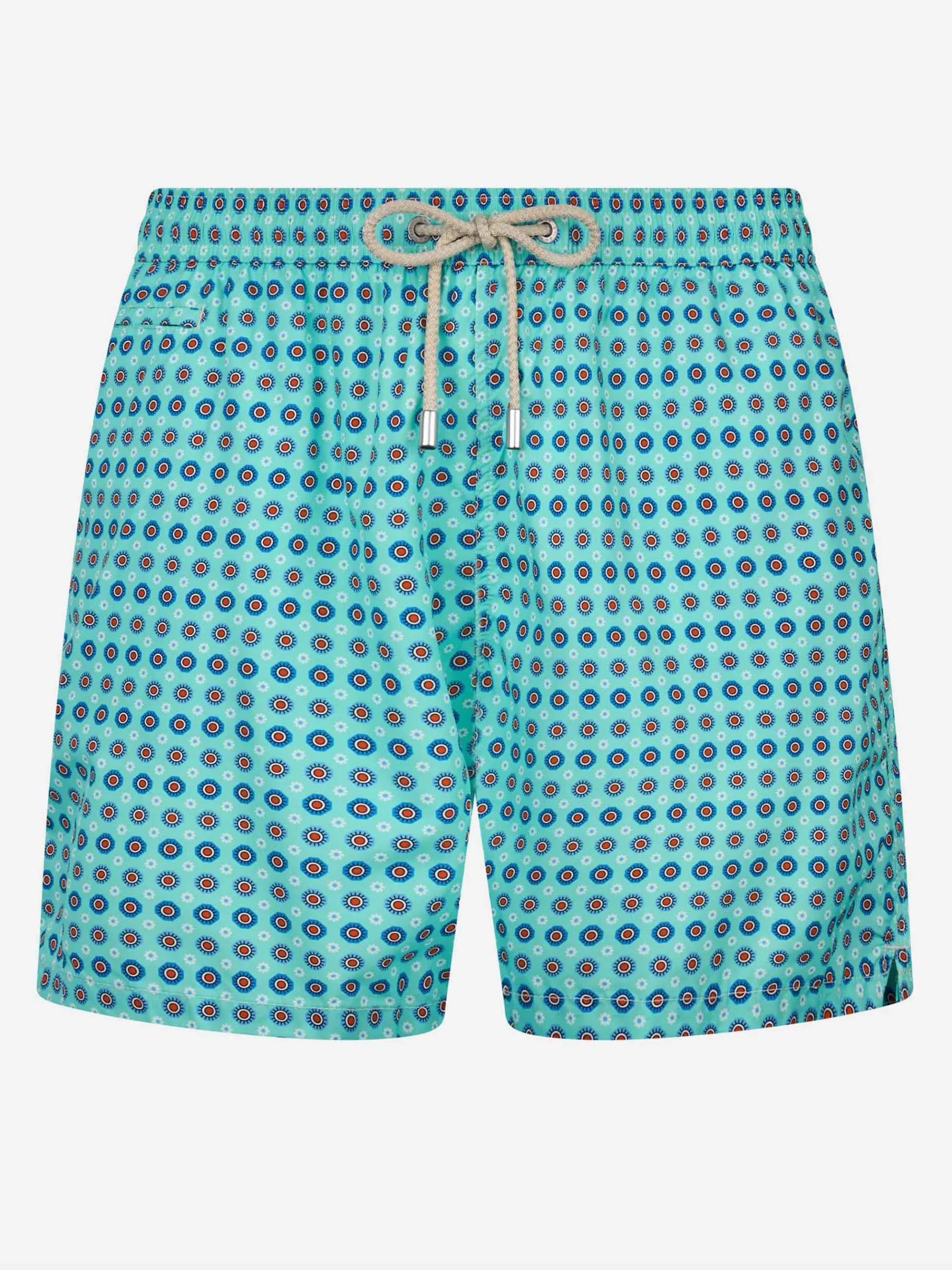 Herren-Badeshorts aus leichtem Stoff Lighting Micro Fantasy mit Krawatten-Print