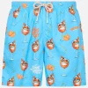 Herren-Badeshorts aus leichtem Stoff Lighting mit Cryptopuppets-Aufdruck | CRYPTOPUPPET-SONDERAUSGABE