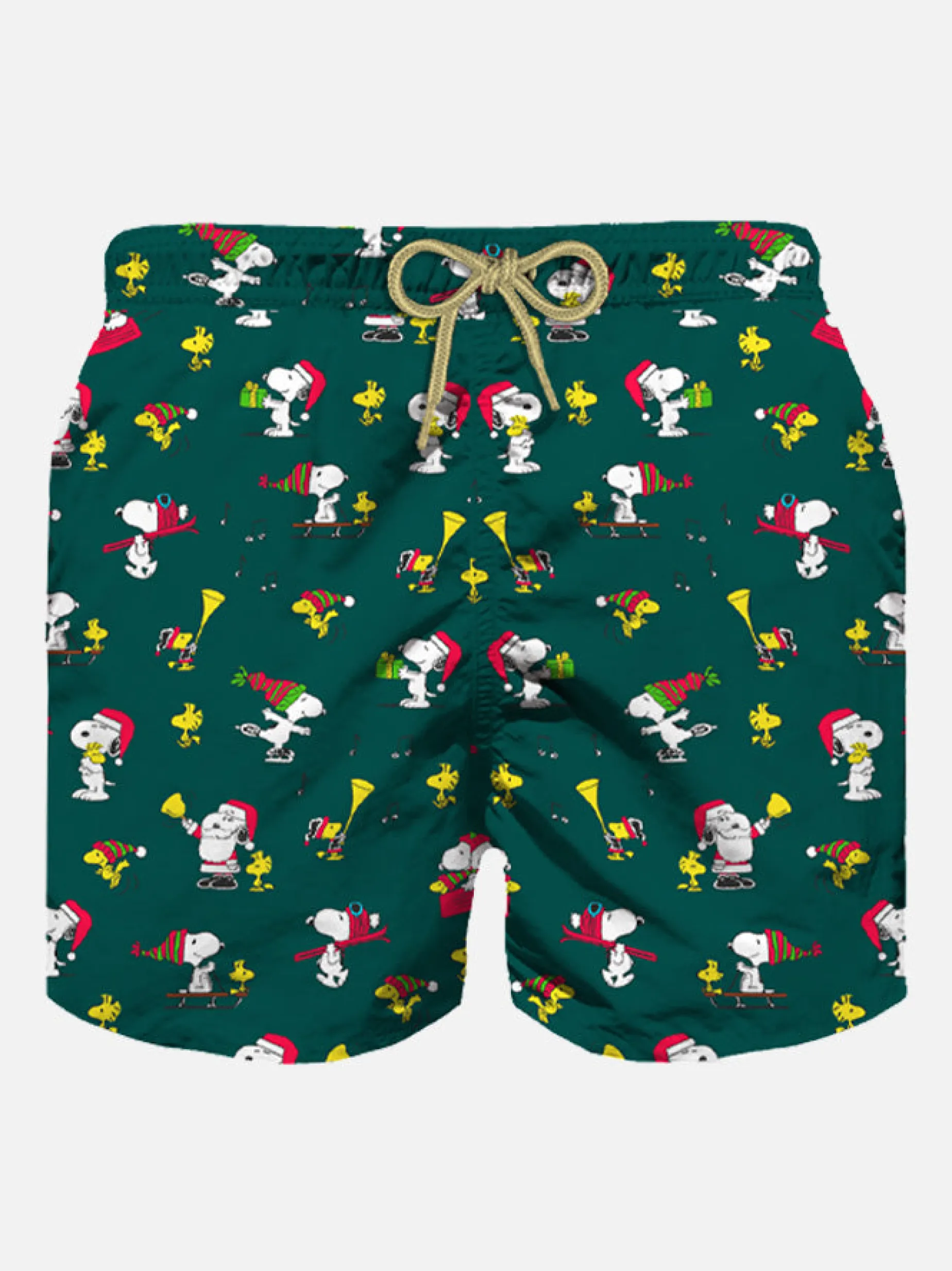 Herren-Badeshorts aus leichtem Stoff mit Snoopy Padel-Aufdruck | SNOOPY – PEANUTS™ SONDEREDITION