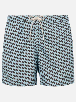 Herren-Badeshorts aus leichtem Stoff mit Cremino-Print | Algida® Sonderedition