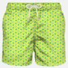 Herren-Badeshorts aus leichtem Stoff mit Seestern-Print