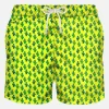 Herren-Badeshorts aus leichtem Stoff mit Kaktusmuster