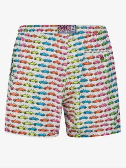 Herren-Badeshorts aus leichtem Stoff Lighting Micro Fantasy mit Auto-Aufdruck