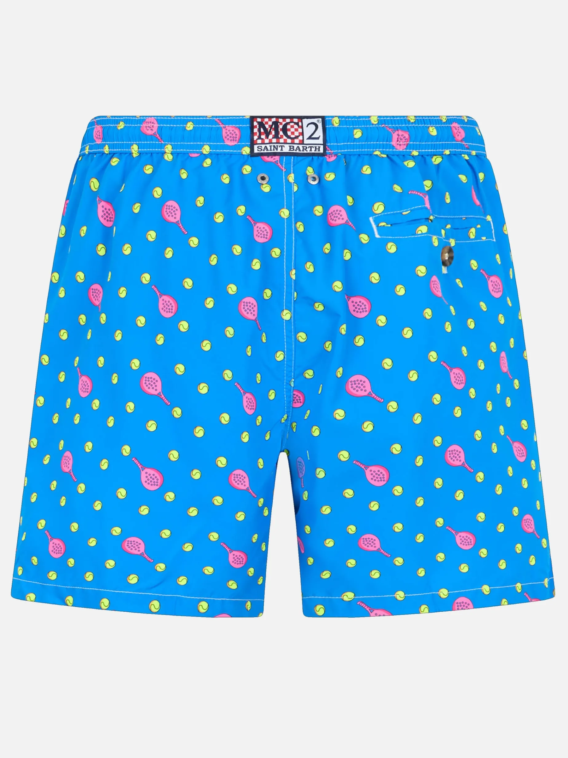 Herren-Badeshorts aus leichtem Stoff Lighting Micro Fantasy mit Padel-Aufdruck