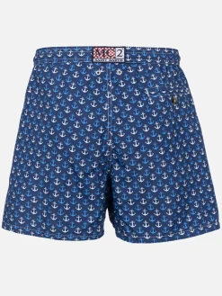 Herren-Badeshorts aus leichtem Stoff Lighting Micro Fantasy mit Anker-Print