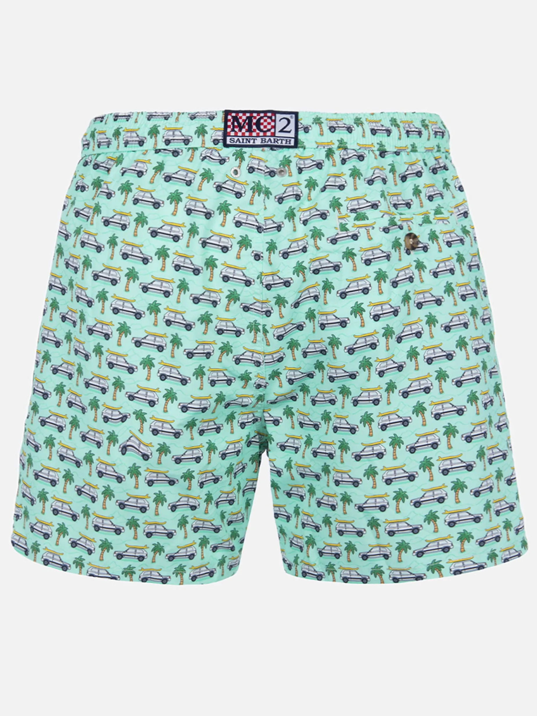 Herren-Badeshorts aus leichtem Stoff Lighting Micro Fantasy mit Panda-Aufdruck | PANDA-SONDERAUSGABE
