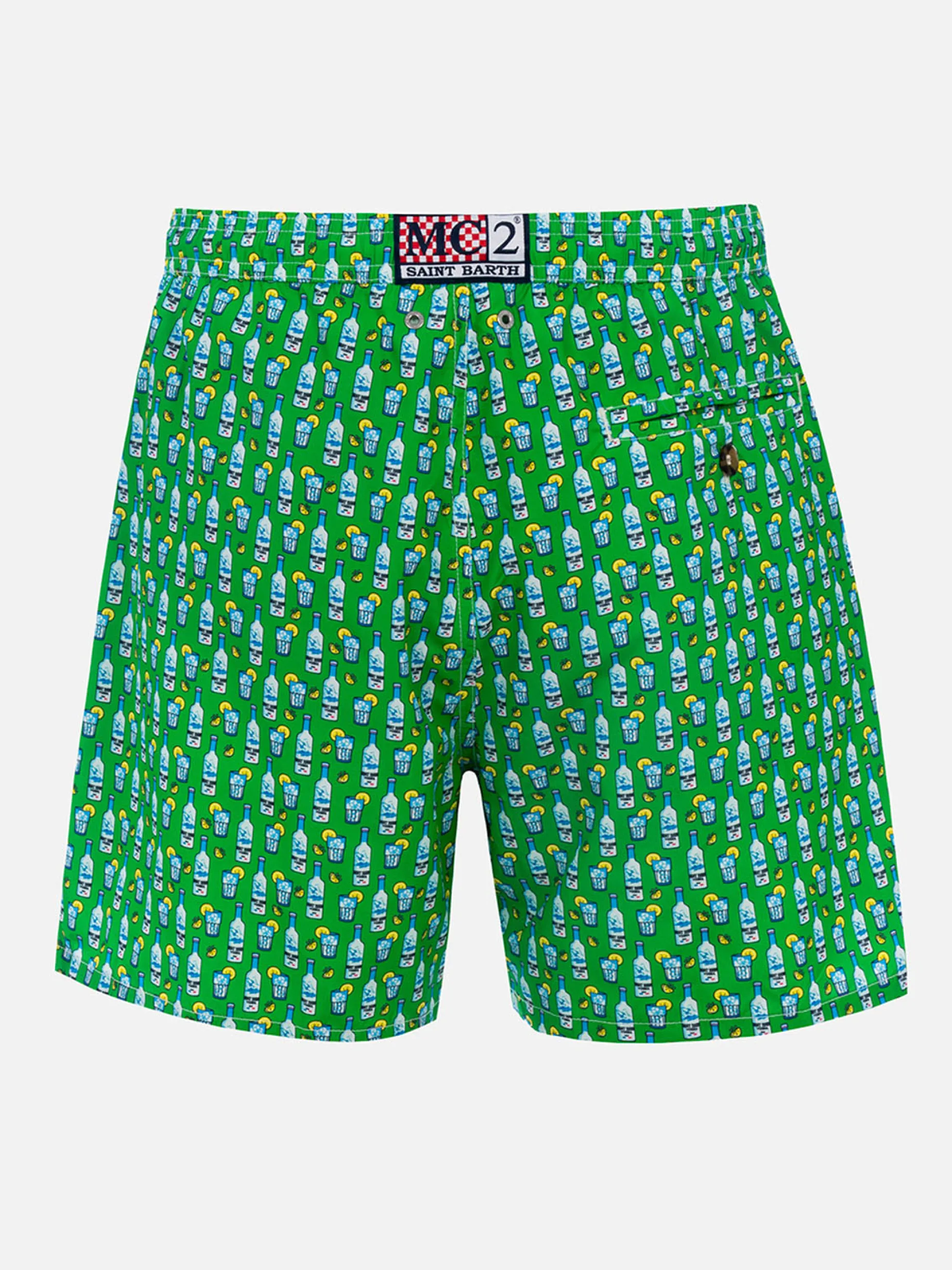 Herren-Badeshorts aus leichtem Stoff Lighting Micro Fantasy mit Tequila-Aufdruck